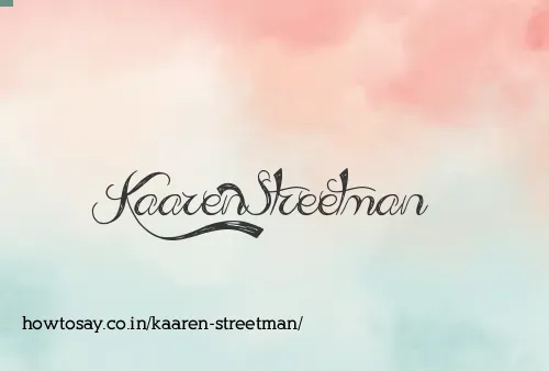Kaaren Streetman