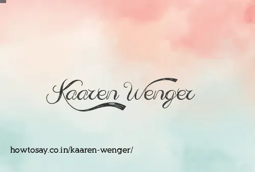 Kaaren Wenger