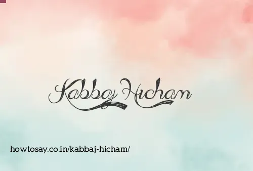 Kabbaj Hicham