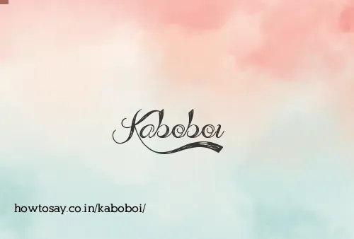 Kaboboi
