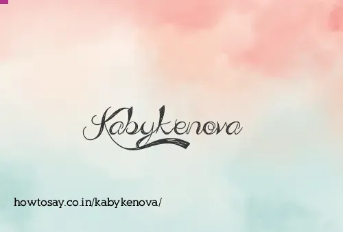 Kabykenova