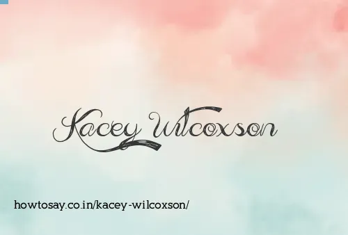 Kacey Wilcoxson