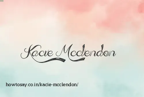 Kacie Mcclendon