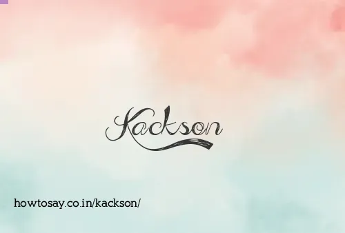 Kackson