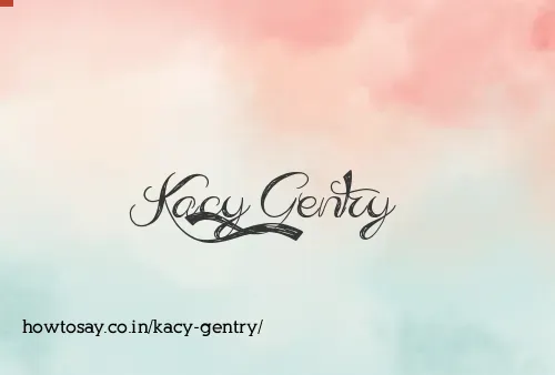 Kacy Gentry
