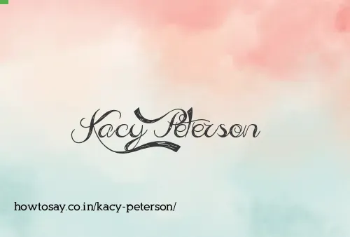 Kacy Peterson