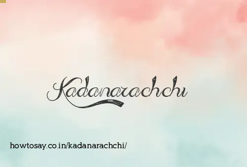 Kadanarachchi