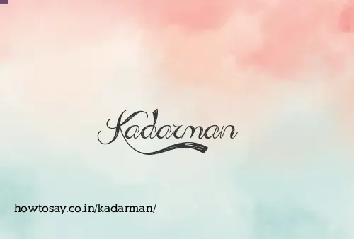 Kadarman