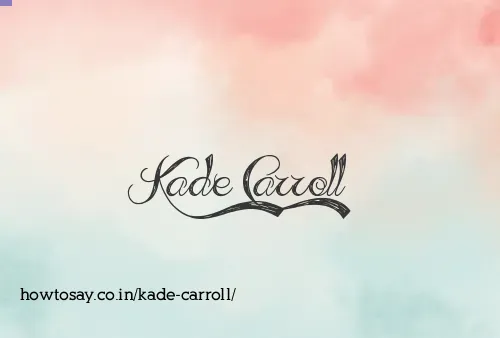 Kade Carroll