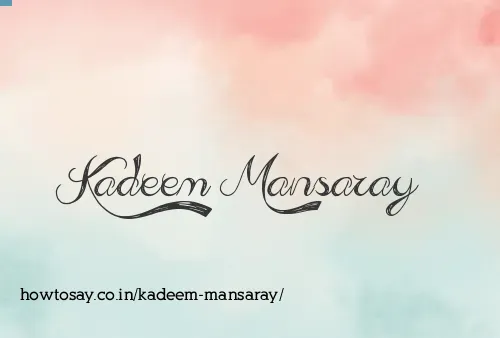 Kadeem Mansaray