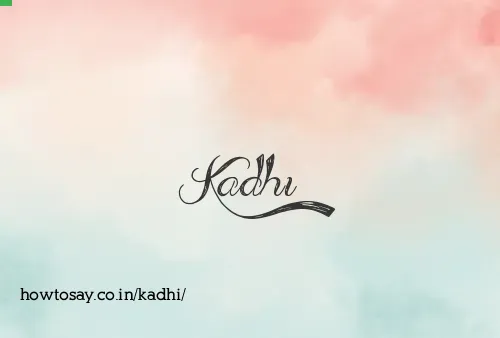Kadhi