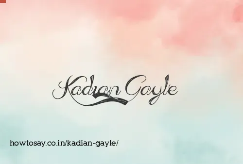 Kadian Gayle