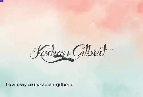 Kadian Gilbert