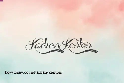 Kadian Kenton