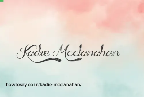 Kadie Mcclanahan