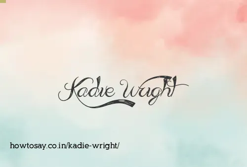 Kadie Wright