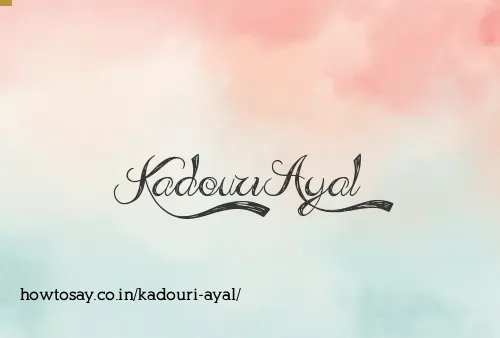 Kadouri Ayal