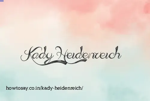 Kady Heidenreich