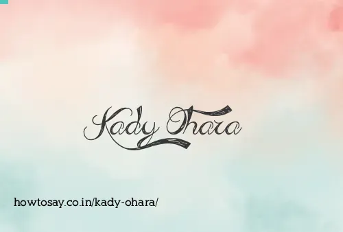 Kady Ohara