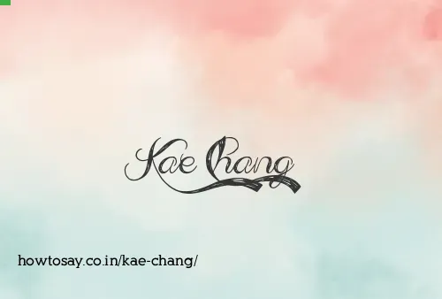Kae Chang