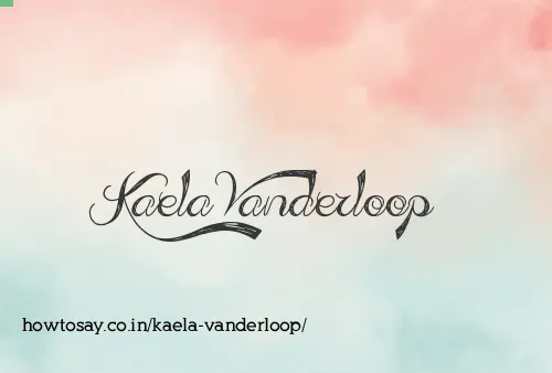 Kaela Vanderloop