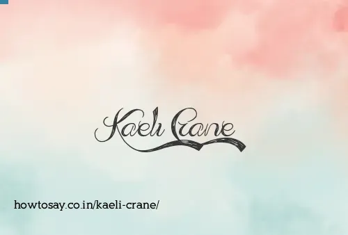 Kaeli Crane