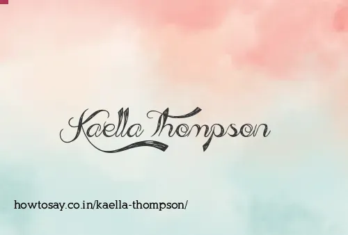 Kaella Thompson