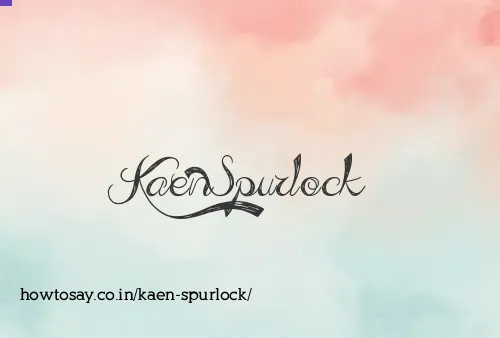 Kaen Spurlock