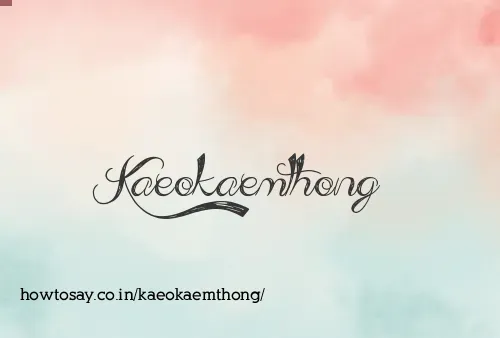 Kaeokaemthong