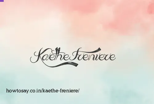 Kaethe Freniere