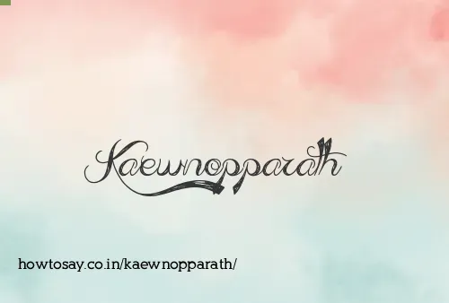 Kaewnopparath