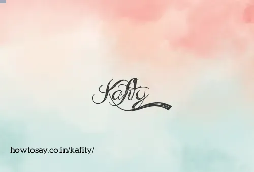 Kafity