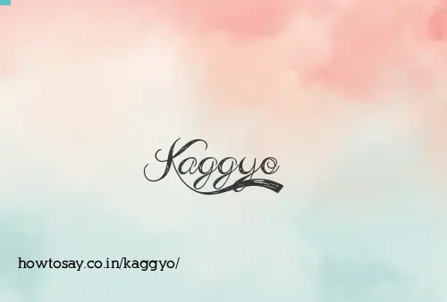 Kaggyo