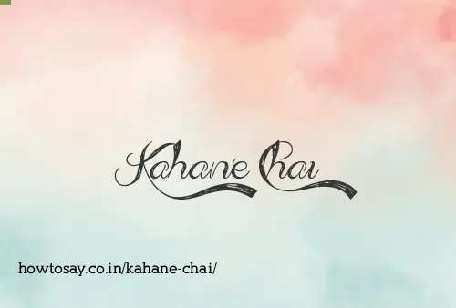 Kahane Chai