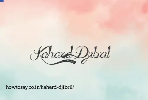 Kahard Djibril