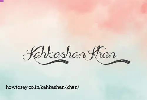 Kahkashan Khan