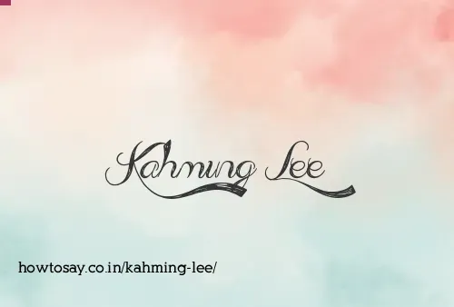 Kahming Lee