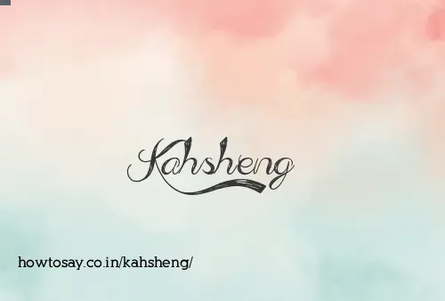 Kahsheng