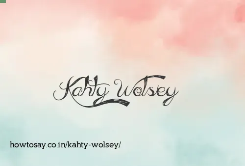 Kahty Wolsey