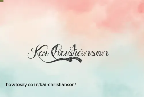 Kai Christianson