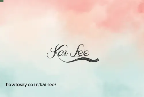 Kai Lee