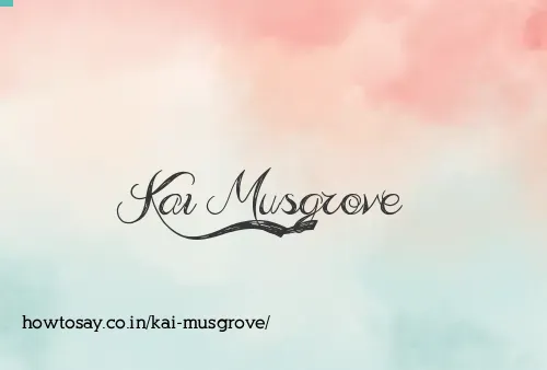 Kai Musgrove