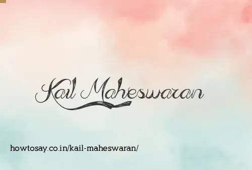 Kail Maheswaran