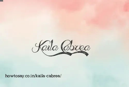 Kaila Cabrea