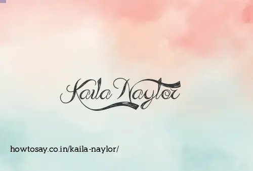 Kaila Naylor