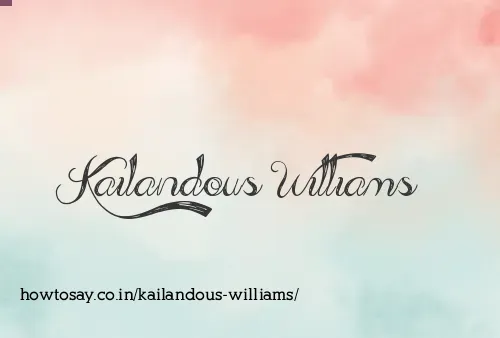 Kailandous Williams