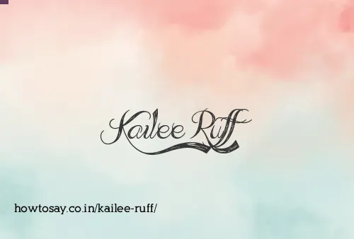 Kailee Ruff