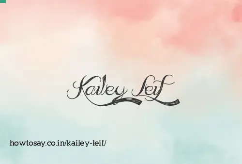 Kailey Leif