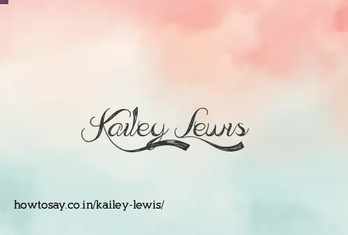Kailey Lewis