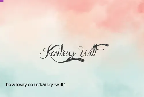 Kailey Wilt